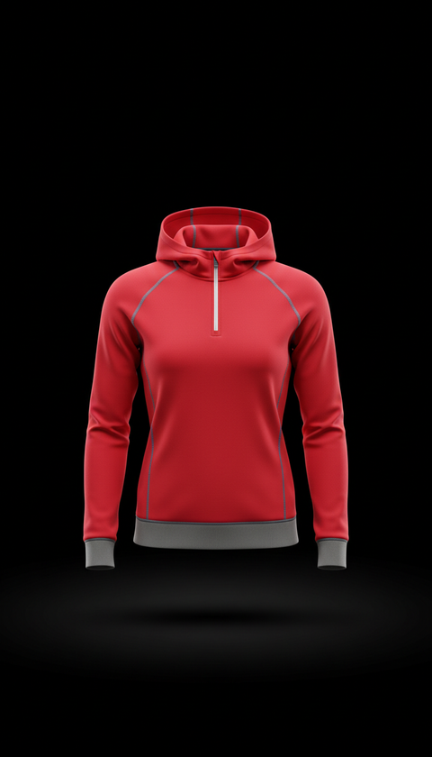 Unisex Volt Red Performance Hoodie